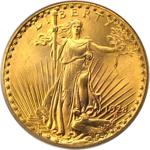 image for: 1928 $20 PCGS MS64 OGH