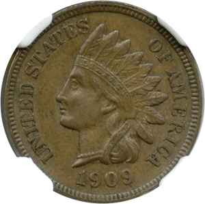 image for: 1909 1c NGC MS64 BN (Indian)