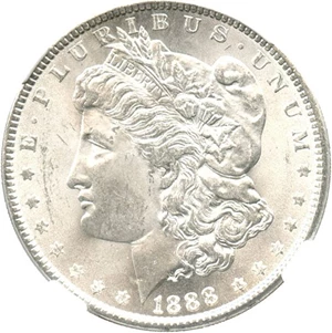 image for: 1888 $1 NGC MS65 (VAM-7, DDR Lines)
