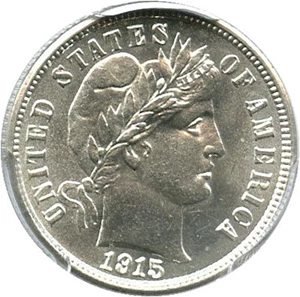 image for: 1915-S 10c PCGS MS65