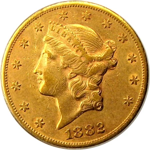 image for: 1882-CC $20 PCGS/CAC XF45