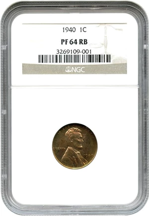 image for: 1940 1c NGC Proof 64 RB
