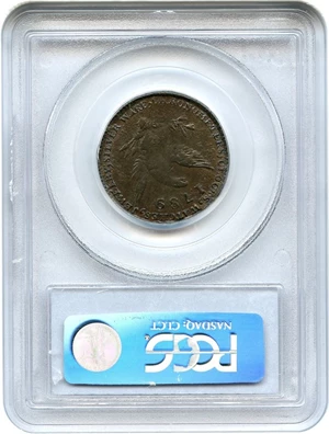 image for: 1789 Mott Token PCGS/CAC MS64 (Thick Planchet, Plain Edge)