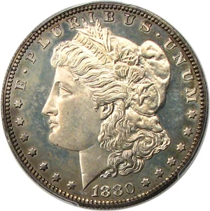image for: 1880 $1 PCGS Proof 64