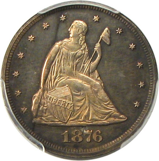 image for: 1876 20c PCGS Proof 62 Cameo