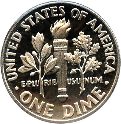 image for: 1993-S 10c PCGS Proof 69 DCameo