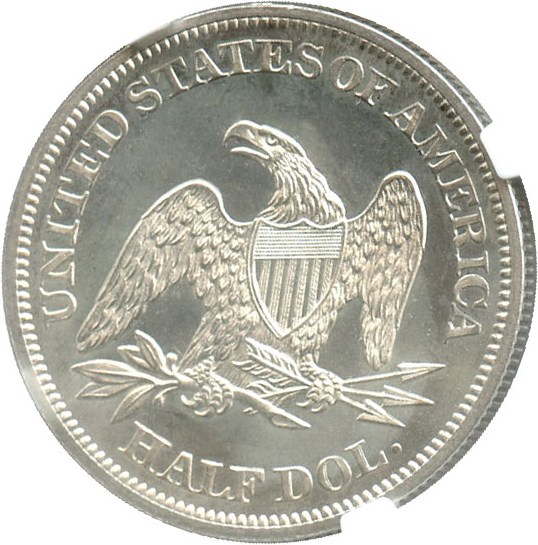 image for: 1860 50c NGC Proof 65 Cameo