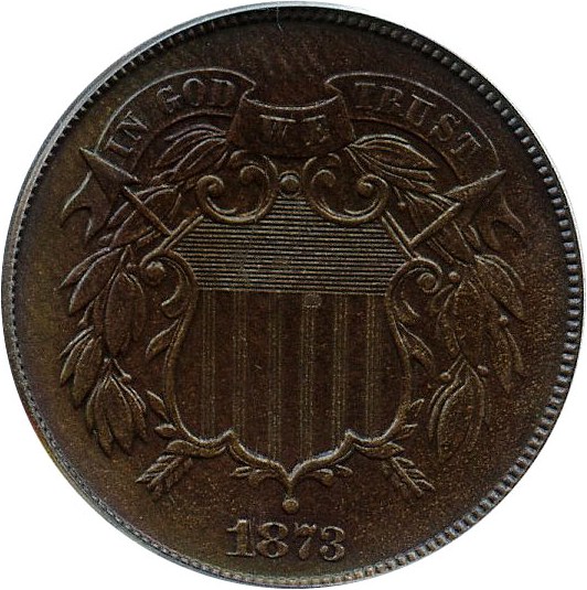 image for: 1873 2c PCGS Proof 64 BN (Closed 3)
