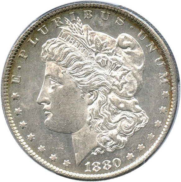 image for: 1880-O $1 PCGS MS62 PL * Reverse Color *