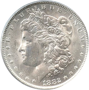 image for: Top 100 VAM: 1882-O $1 PCGS MS63 (VAM-4, O/S Recessed)