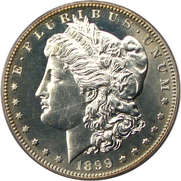 image for: 1899 $1 PCGS Proof 62