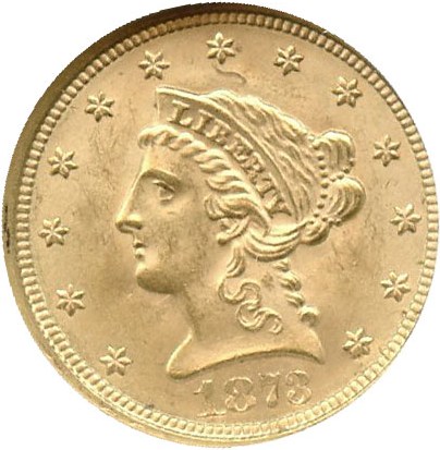 image for: 1873 $2 1/2 NGC/CAC MS64 (Closed 3)