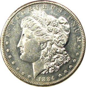 image for: 1884-S $1 NGC AU50 PL