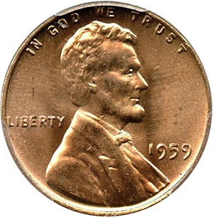 image for: 1959 1c PCGS MS65 RD
