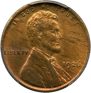 image for: 1926-D 1c PCGS MS63 RB