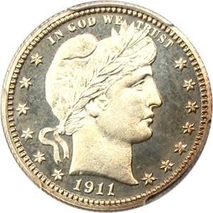 image for: 1911 25c PCGS Proof 66 Cameo
