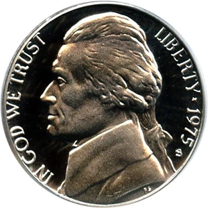 image for: 1975-S 5c PCGS Proof 69 DCameo