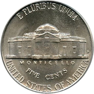 image for: 1940-S 5c PCGS MS66
