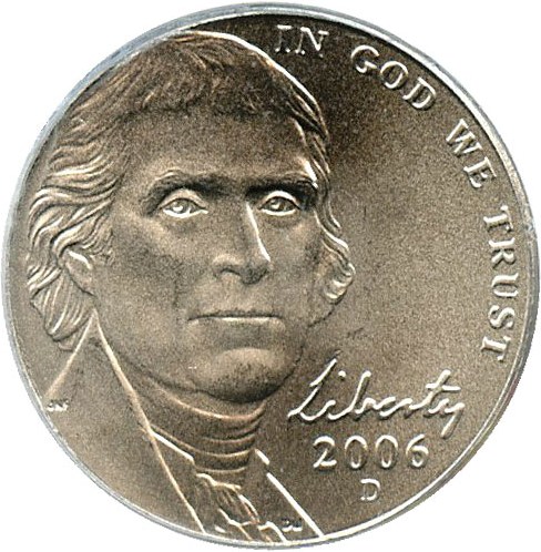 image for: 2006-D 5c PCGS MS68 FS (Satin Finish, Monticello)