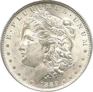 image for: 1889-O $1 PCGS MS64 (VAM-6, Doubled Date) * Tied for Finest Known *