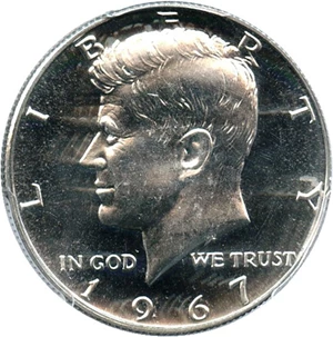 image for: 1967 50c PCGS SP66 (SMS)