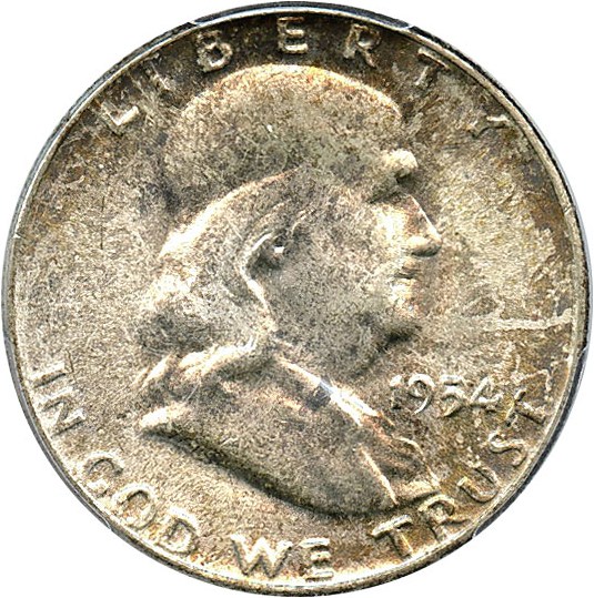 image for: 1954 50c PCGS MS65
