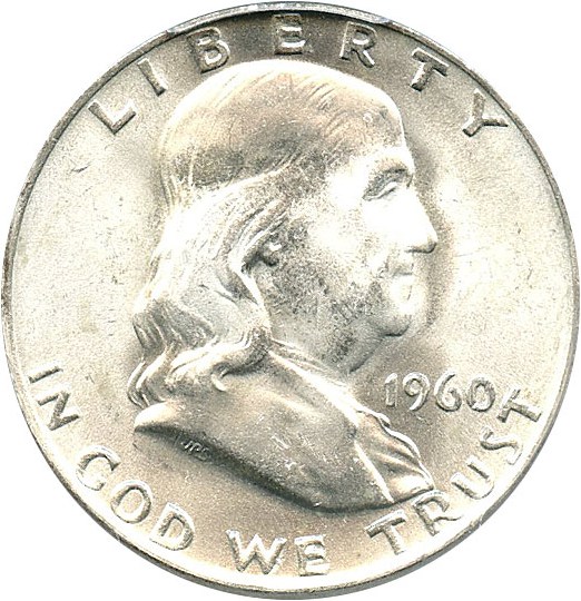 image for: 1960-D 50c PCGS MS64