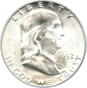image for: 1952-S 50c PCGS MS64