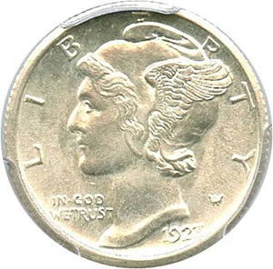 image for: 1923-S 10c PCGS MS63 FB