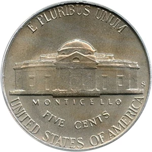 image for: 1951-S 5c PCGS MS66