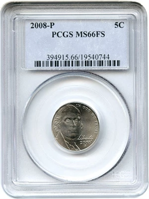 image for: 2008-P 5c PCGS MS66 FS