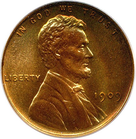 image for: 1909 1c PCGS Proof 66 RD (Lincoln) * Color *