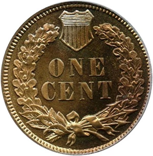 image for: 1909 1c PCGS/CAC Proof 65 RD (Indian)