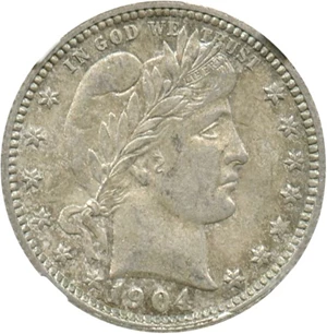 image for: 1904-O 25c NGC/CAC MS62