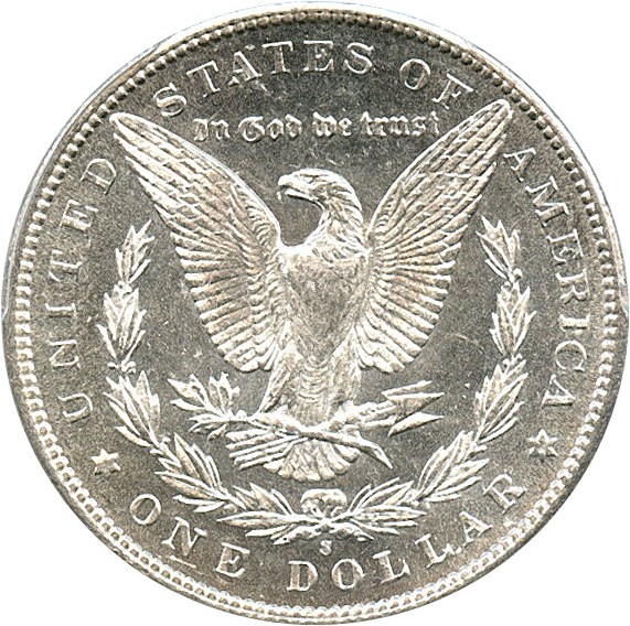 image for: 1899-S $1 PCGS/CAC MS64 PL