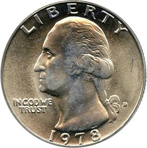 image for: 1978-D 25c PCGS MS66