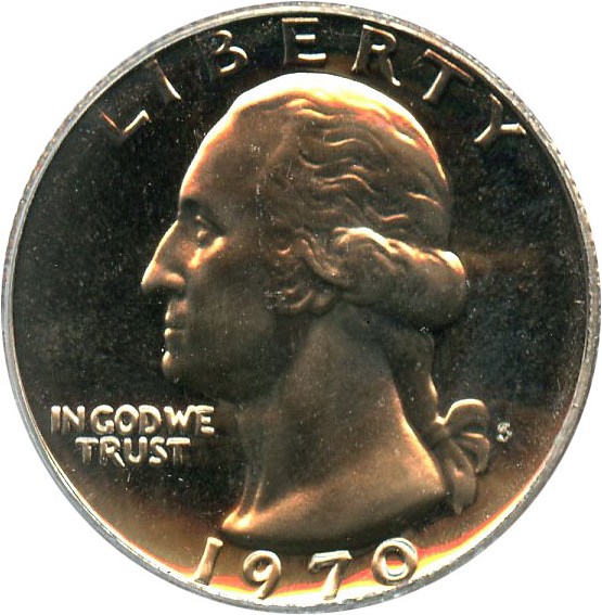 1970 S Washington Quarter Proof CAM Coin Pricing Guide | The Greysheet