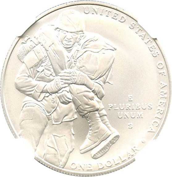 image for: 2011-S $1 NGC MS70 (Medal of Honor, Early Release)