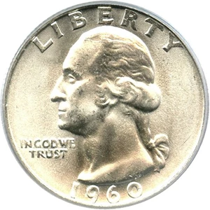 image for: 1960-D 25c PCGS MS66