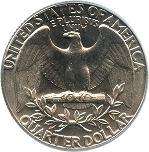 image for: 1974-D 25c PCGS MS65