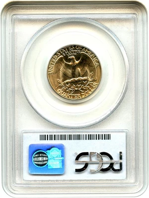 image for: 1986-D 25c PCGS MS65