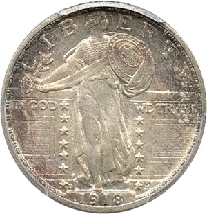 image for: 1918-D 25c PCGS/CAC MS64 FH * Color *