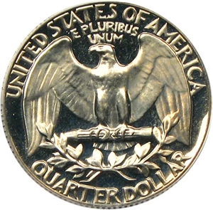 image for: 1971-S 25c PCGS Proof 68 DCameo