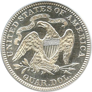 image for: 1879 25c PCGS/CAC Proof 64 Cameo