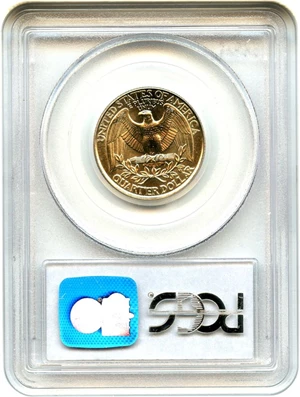 image for: 1998-P 25c PCGS MS65