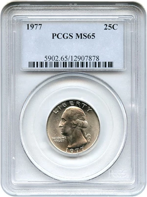 image for: 1977 25c PCGS MS65