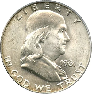 image for: 1961-D 50c PCGS MS65 FBL OGH