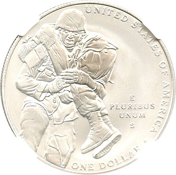 image for: 2011-S $1 NGC MS70 (Medal of Honor, Early Release)