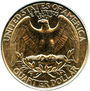 image for: 1994-P 25c PCGS MS65