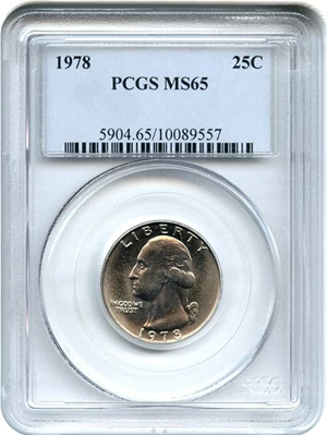image for: 1978 25c PCGS MS65